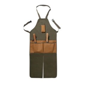 Tablier d'extérieur en tissu Oxford multi-poches pour le jardinage et l'élagage Tablier de ferme étendu pour le jardinage et l'éla