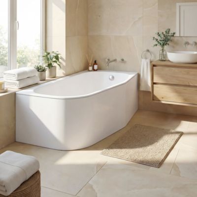 Tablier de baignoire asymétrique frontal 160x95 cm Cavally