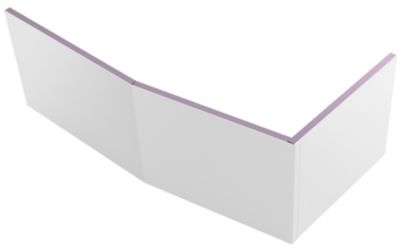 Tablier de baignoire frontal et latéral 160 cm blanc brillant Jacob Delafon Sofa bain douche