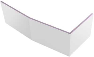 Tablier de baignoire frontal et latéral 170 cm blanc brillant Jacob Delafon Sofa bain douche