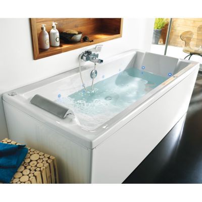 Tablier de baignoire l.180 cm, Allibert Clips