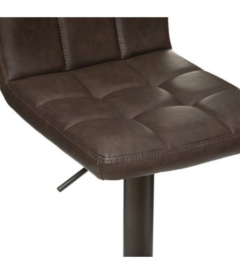 Tabouret  Chaise de bar ajustable Design Marron vintage