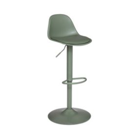 Tabouret Chaise de Bar Vert Kaki hauteur ajustable