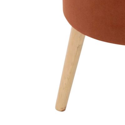 Tabouret Coffre Scandinave "Tess" 44cm Ambre