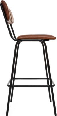 Tabouret de bar Dario Atmosphera H.102,5 cm cognac