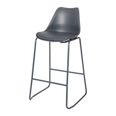 Tabouret de bar GoodHome Marula anthracite