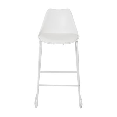 Tabouret de bar GoodHome Marula blanc