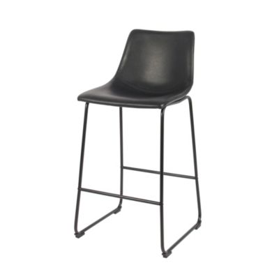 Tabouret de bar GoodHome Mirasol noir