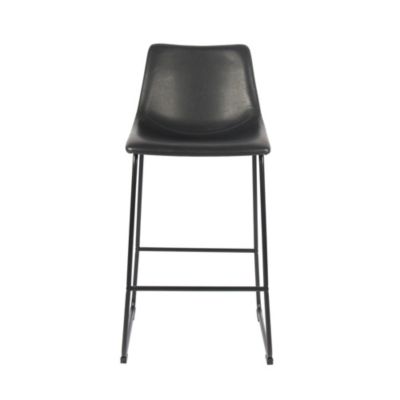 Tabouret de bar GoodHome Mirasol noir