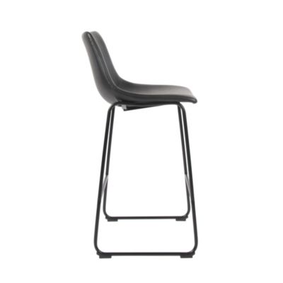 Tabouret de bar GoodHome Mirasol noir