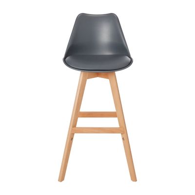 Tabouret de bar GoodHome Pitaya anthracite