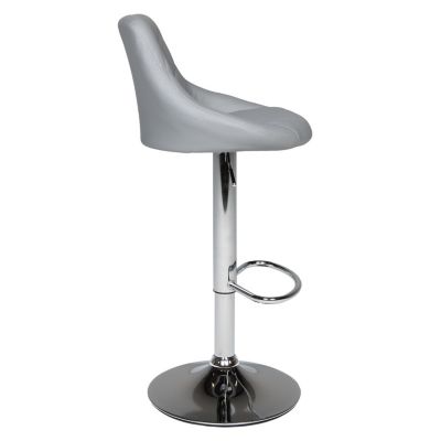 Tabouret de bar gris JASPER - Happy Garden