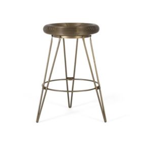 Tabouret de bar haut en métal 76 cm de haut