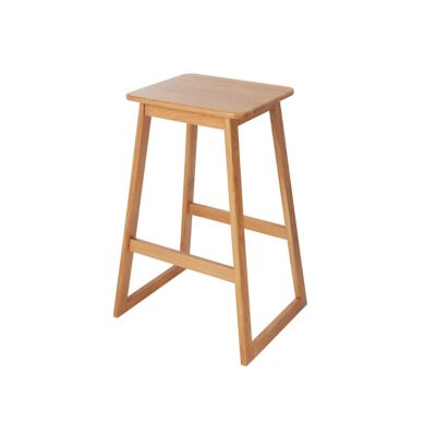 Tabouret de bar Korlan GoodHome H. 70 cm bois chêne