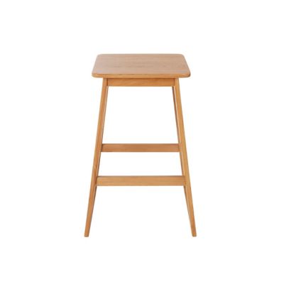 Tabouret de bar Korlan GoodHome H. 70 cm bois chêne