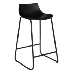 Tabouret de bar "Otac" - métal - noir - Atmosphera