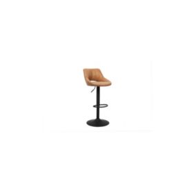 Tabouret de bar style vintage coloris noir. Collection BELLA