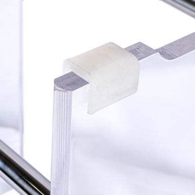 Tabouret de douche acrylique transparent Schulte 39 x 27 x 47 cm