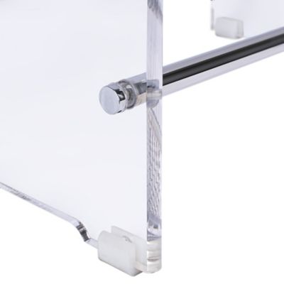 Tabouret de douche acrylique transparent Schulte 39 x 27 x 47 cm