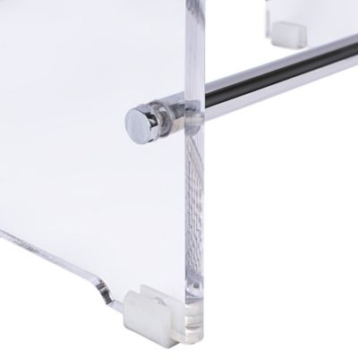 Tabouret de douche acrylique transparent Schulte 39 x 27 x 47 cm