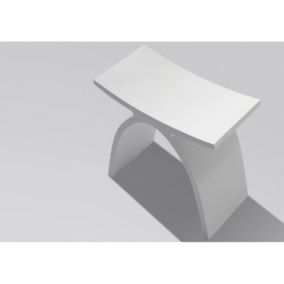 Tabouret de douche en Solid Surface Cuneo