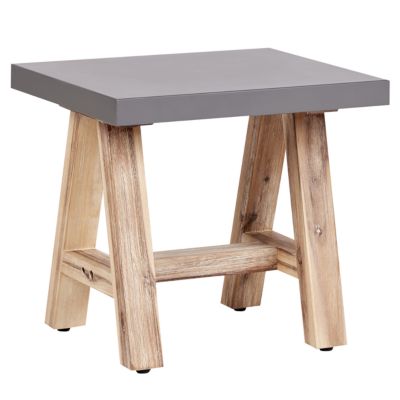 Tabouret de jardin TONNARE Gris