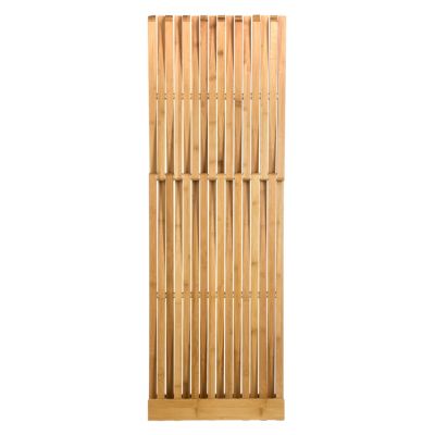 Tabouret Pliable En Bois Effet Bambou - Idéal Salle De Bain Ou Appoint - État Correct