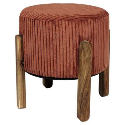 Tabouret en velours côtelé Scott