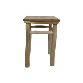 Tabouret Pang - 30x30x45 - Naturel - Teck