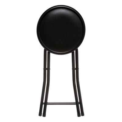 Tabouret pliant H. 45 cm Modern Color 5Five PVC noir