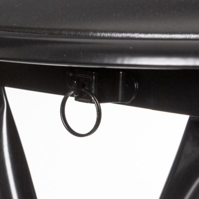 Tabouret pliant H. 45 cm Modern Color 5Five PVC noir