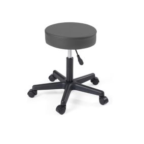 Tabouret à Roulettes Pivotant 360 Réglable en Hauteur - Tabouret de Bureau Rembourré