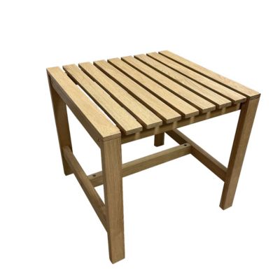 Tabouret salle de bains Era en chêne naturel