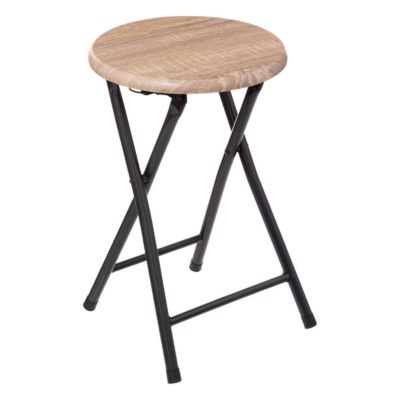 Tabourets pliants Effet bois naturel - 5Five