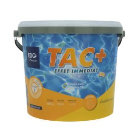 Tac Plus Piscine - Stabilise Le Ph - Améliore Le Confort De Baignade - Poudre - Seau 5kg - Edg By Aqualux