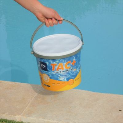 Tac Plus Piscine - Stabilise Le Ph - Améliore Le Confort De Baignade - Poudre - Seau 5kg - Edg By Aqualux