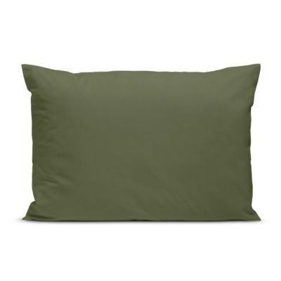 Taie d'oreiller unie 50x75cm PERCALE KAKI