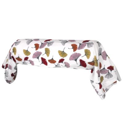 Taie de traversin 140x43 cm Percale pur coton GINKGO Rose