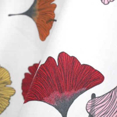 Taie de traversin 140x43 cm Percale pur coton GINKGO Rose