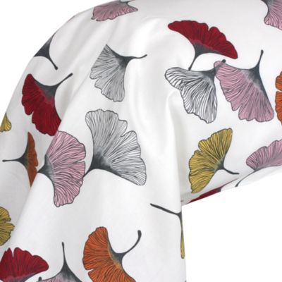 Taie de traversin 140x43 cm Percale pur coton GINKGO Rose