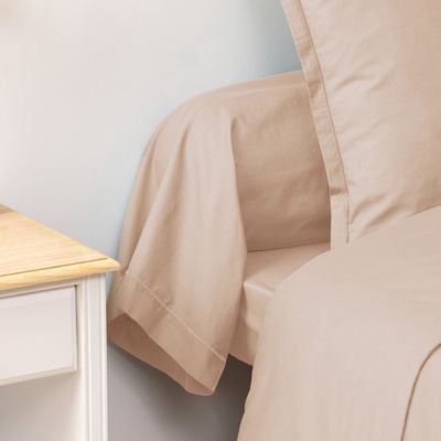 Taie de traversin "Carina" 85x185cm beige lin - Atmosphera Créateur d'intérieur