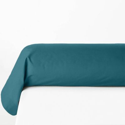 Taie de traversin Carina 85x185cm bleu canard - Atmosphera
