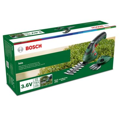 Taille-haie / ciseau à gazon sans fil avec batterie 3,6 V - Bosch ISIO 3