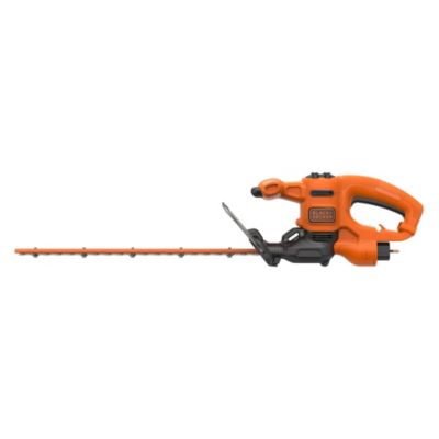 Taille-haie filaire 420 W - longueur de la lame 45 cm - écartement des dents 16 mm - Black+Decker BEHT201-QS