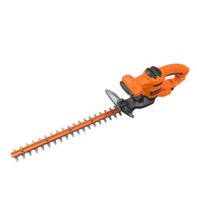 Taille-haie filaire 420 W - longueur de la lame 45 cm - écartement des dents 16 mm - Black+Decker BEHT201-QS