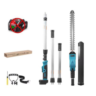 Taille-haie électrique à branches hautes sans fil avec LED et cisaille télescopique,batterie Makita 18(Battery not included)