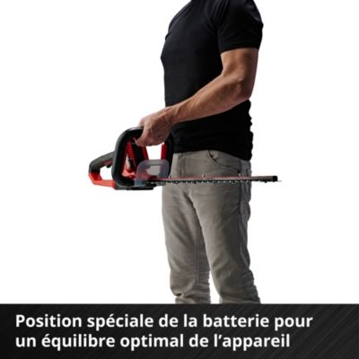 Taille-haie sans fil sans batterie 18 V - longueur de la lame 55 cm - écartement des dents 18 mm - Einhell ARCURRA 18/55