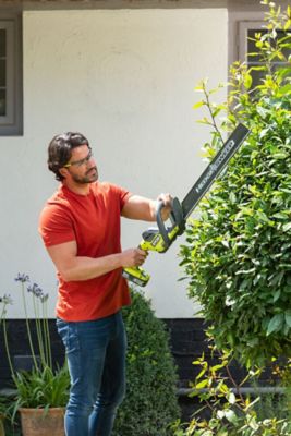 Taille-haie sans fil sans batterie 18 V, longueur de lame 50 cm, écartement des dents 24 mm, Ryobi RY18HT50A-0