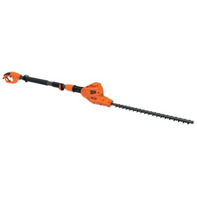 Taille-haie sur perche filaire 550 W - longueur de la lame 51 cm - écartement des dents 22 mm - Black+Decker PH5551-QS