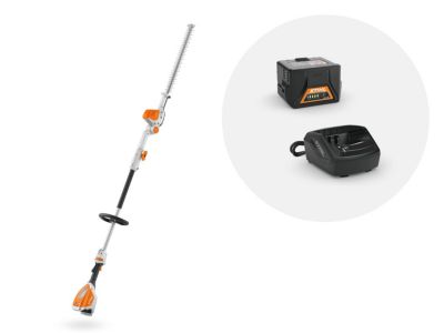 Taille-haie sur perche sans fil avec batterie 36 V - longueur de la lame 45 cm - écartement des dents 30 mm - Stihl HLA 56 - Pack 1 batterie